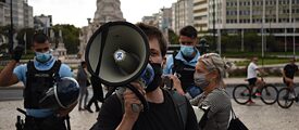 Lissabon, Oktober 2020. Unsere Stimme ist wichtig, um das Business as Usual zu durchbrechen, das die Klimakrise auslöst. 