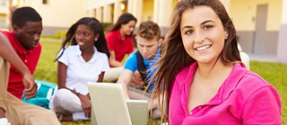 Girl with Laptop