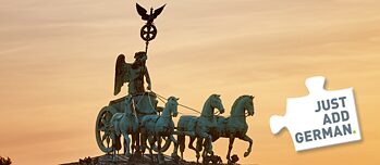 <strong>Bist du bereit für ein herzliches Willkommen? Just Add German:</strong> Finde neue Freunde in deinem Kurs und im Ausland und sei bereit für ein herzliches WILLKOMMEN in dieser multikulturellen und dynamischen Gesellschaft. Selbst wenn du die Endungen der Adjektive noch nicht komplett beherrschst, wird dein Deutsch auf viele lächelnde Gesichter und Zuspruch in Deutschland treffen. Dein Wunsch danach, neue persönliche Kontakte daheim und im Ausland zu knüpfen, wird vorangetrieben, wenn du Deutschunterricht nimmst.