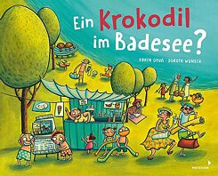 Gruß/Wünsch: Ein Krokodil im Badesee?