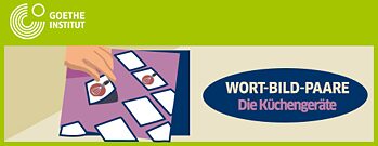 Wort-Bild-Paare – die Küchengeräte