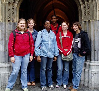 Students at GAPP Exchange 1995