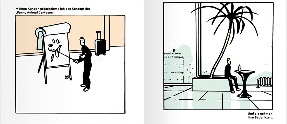 Happy Place Zeichnungen aus <i>Happy Place</i> von Max Baitinger