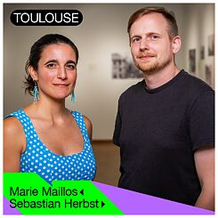 Porträtfoto von Sebastian Herbst und Marie Maillos