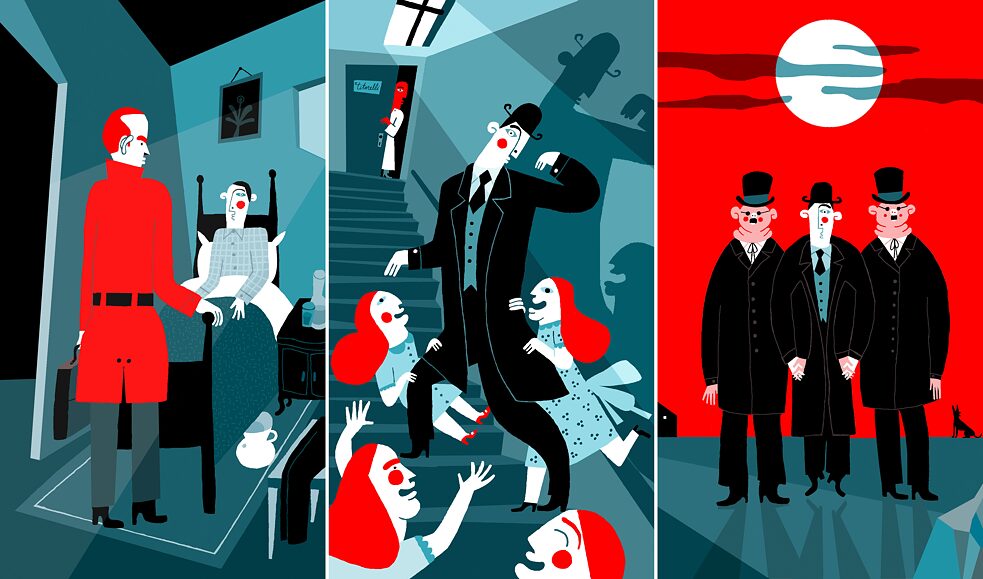 Szenen aus „Der Process“ von Franz Kafka