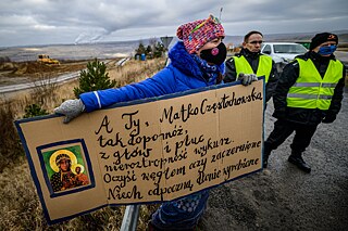 Protest proti rozšiřování dolu Turów v Polsku (15.1.2021) Protest proti rozšiřování dolu Turów v Polsku (15.1.2021)
