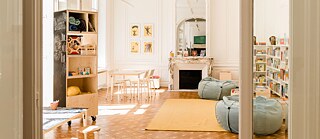 Einblick in die Bibliothek