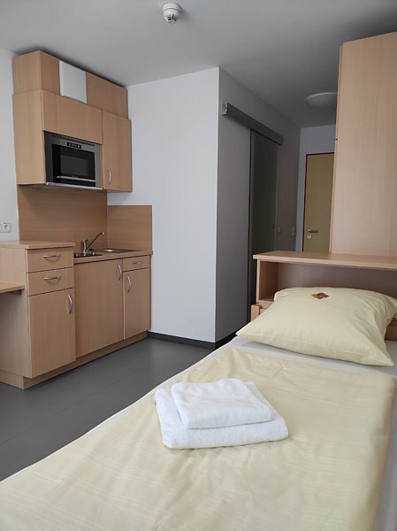 A room in the Munich South Youth Residence and Guest House.