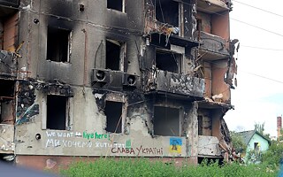„We want to live here!“ – Červenec 2022: Následky války v Boroďance v Kyjevské oblasti.
