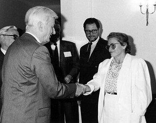 Ute Gräfin Baudissin mit Bundespräsident Richard von Weizsäcker