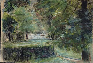Painting of the Wannsee in Berlin by Max Liebermann