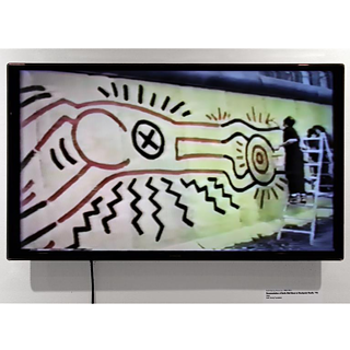 Keith Haring's Art in the exhibit