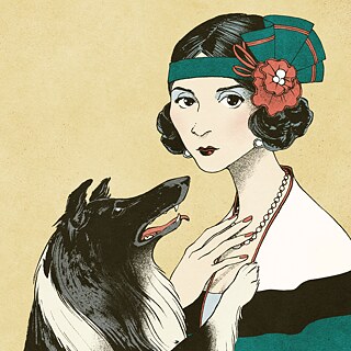 Illustrationen von Manns Romanfiguren: Imma Spoelmann.