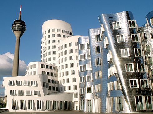 Frank Owen Gehry Bauten im Medienhafen