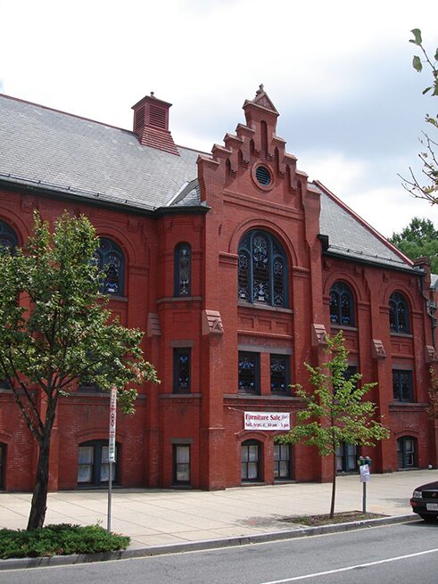 Front of the former Concordia Church, August 2010.