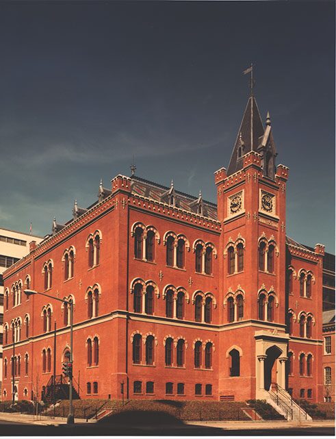Charles Sumner School following the renovation undertaken from 1984 to 1986. (1986)
