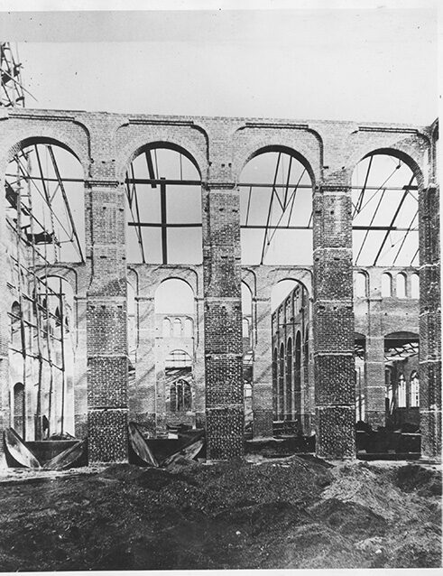 Interior construction of the National Museum