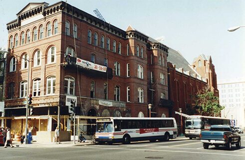 North Side of H Street Looking West from 7th Street NW, August 2000.	