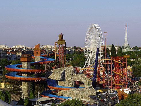 Prater: Wildalpenbahn, Vergnügungspark