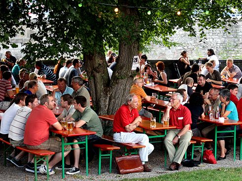 Kocher beer garden