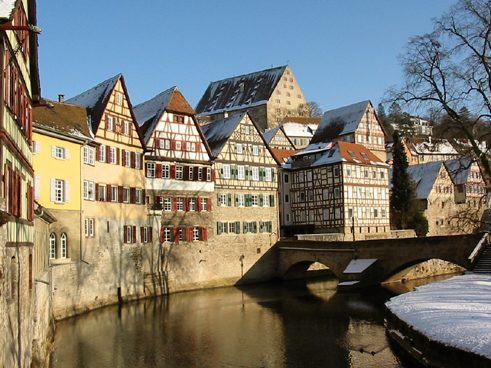 Half-timbered houses