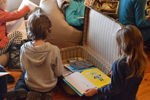 Bücherkoffer für kleine Leser
