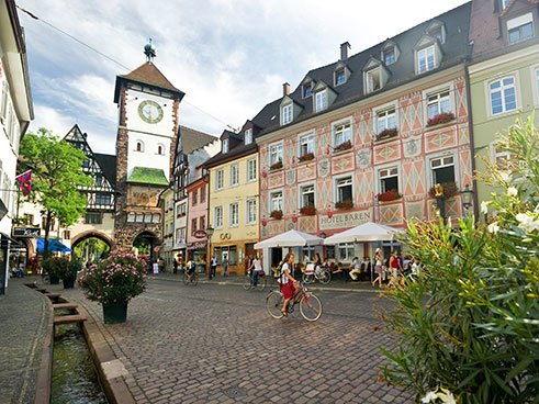 Salzstrasse with Schwabentor