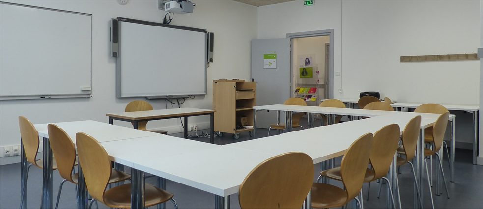 Klassenraum Goethe-Institut Lyon