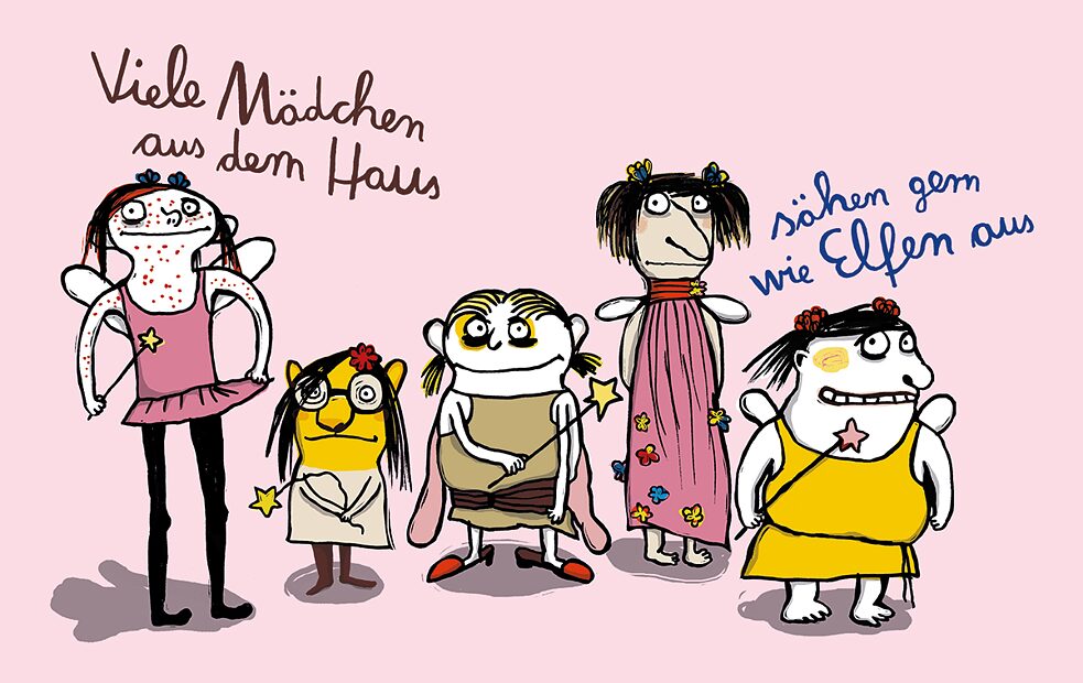 Viele Mädchen aus dem Haus sähen gern wie Elfen aus