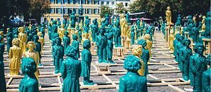 Art installation Ludwig van Beethoven - Ode an die Freude 