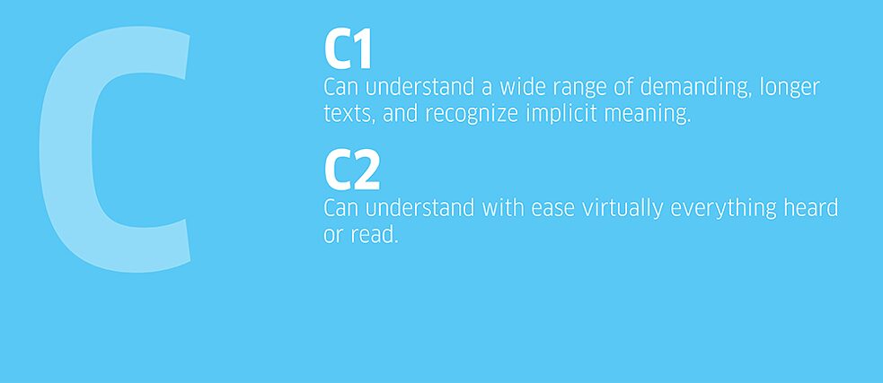 C1-C2 Can-do descriptions