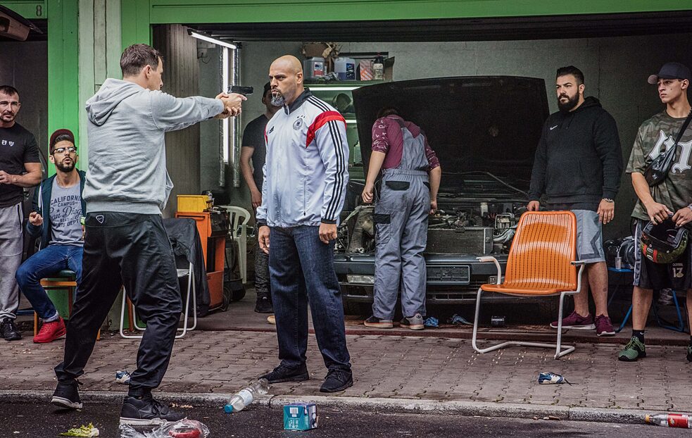 Still Frame from the TNT Series “4 Blocks”: Robert and Latif (Marc Hosemann / Wasiem Taha)