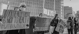 Protest in Brüssel