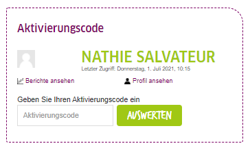 Aktivierungscode