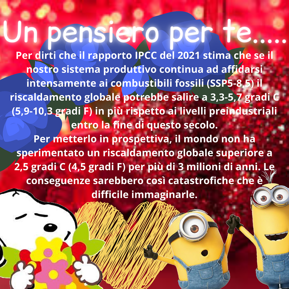 Zum Nachdenken Zum Nachdenken: Der Weltklimarat IPCC hält in seinem Bericht 2021 fest: Wenn sich unsere Produktionssysteme weiterhin auf die intensive Nutzung fossiler Brennstoffe stützen, könnten die Temperaturen bis Ende dieses Jahrhunderts um 3,3 bis 5,7 Grad Celsius (5,9 bis 10,3 Grad Fahrenheit) gegenüber dem vorindustriellen Niveau ansteigen. Zum Vergleich: Seit mehr als 3 Millionen Jahren hat sich die Erde um nicht mehr als 2,5 Grad Celsius (4,5 Grad Fahrenheit) erwärmt. Die Folgen wären so katastrophal, dass sie kaum vorstellbar sind.