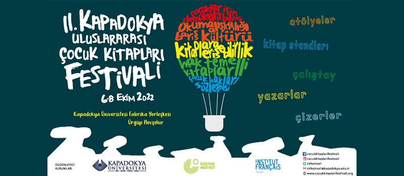 II. INTERNATIONALES KINDERBUCHFESTIVAL KAPPADOKIEN Banner Kinderbuchfestival