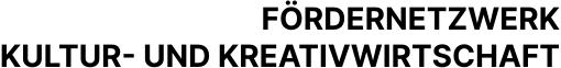 Logo Fördernetzwerk Kultur- und Kreativwirtschaft – Promoting Creative Industries
