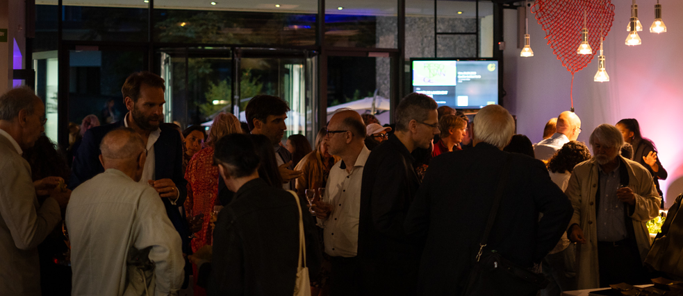 Partystimmung im Goethe-Institut Paris 
