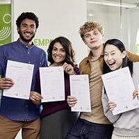 Header Exam preparation in a group setting