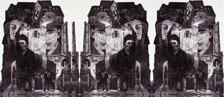 „Labyrinth von Franz Kafka“ „Labyrinth von Franz Kafka“, Grafik von Stanislav Jurik