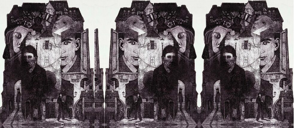 « Le labyrinthe de Franz Kafka » « Le labyrinthe de Franz Kafka », œuvre de Stanislav Jurik