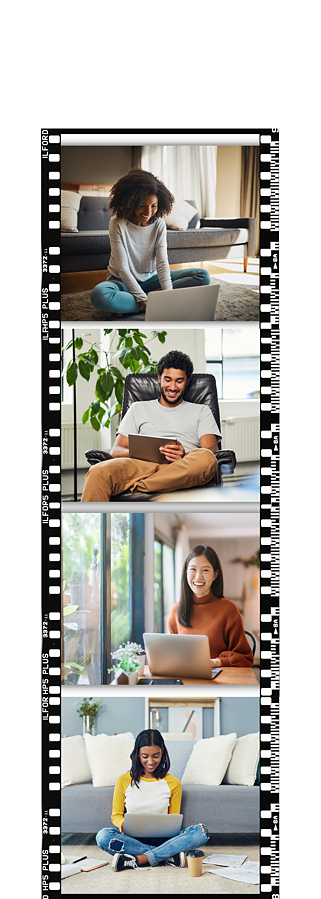 Group and learner with notebook