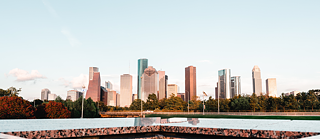 Houston Skyline Reflection