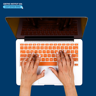 Hands working on Laptop